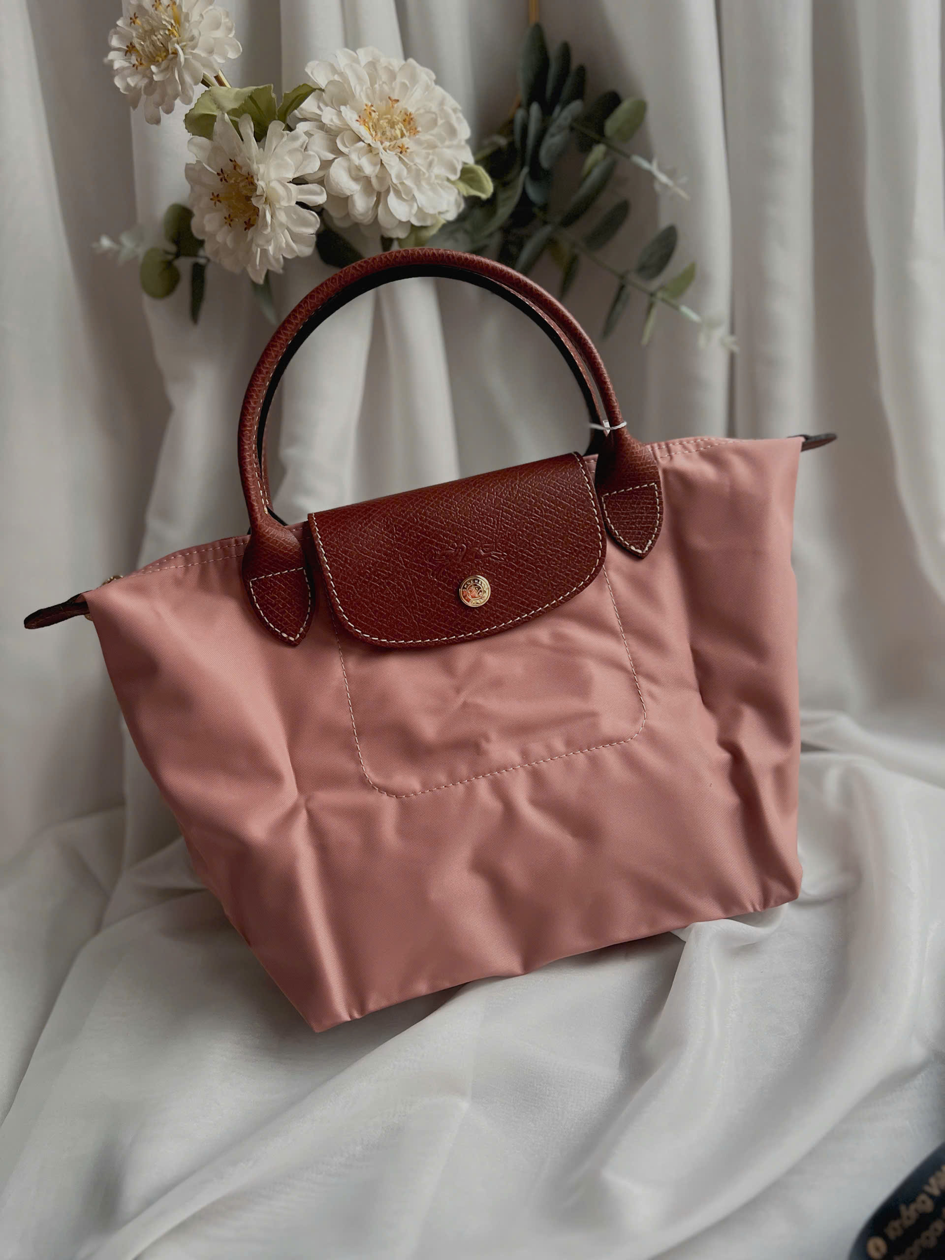 Túi Longchamp Pink Tea