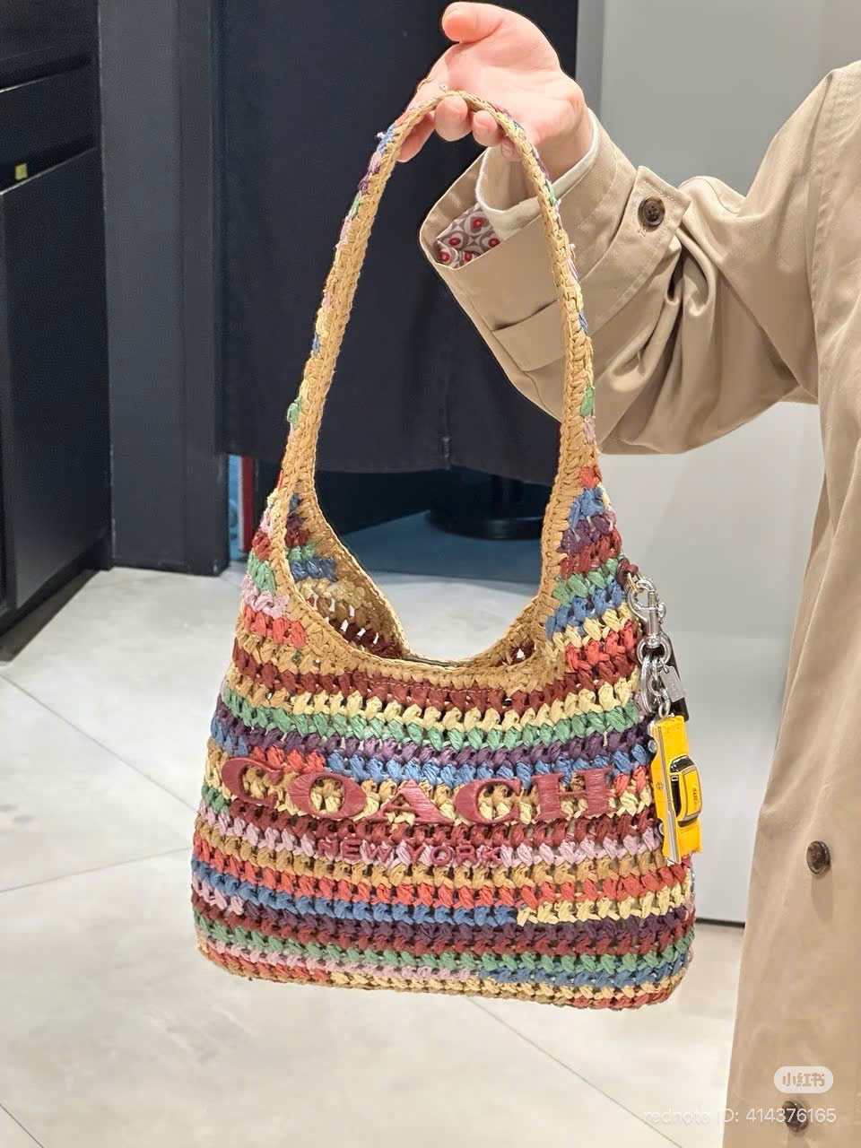 Coach Brooklyn Cói Phối Màu
