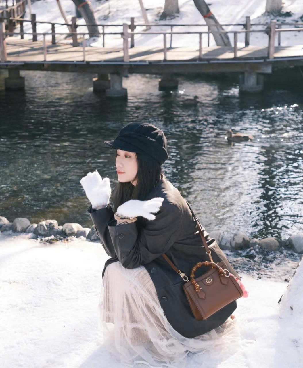 Túi Xách Gucc Diana Mini