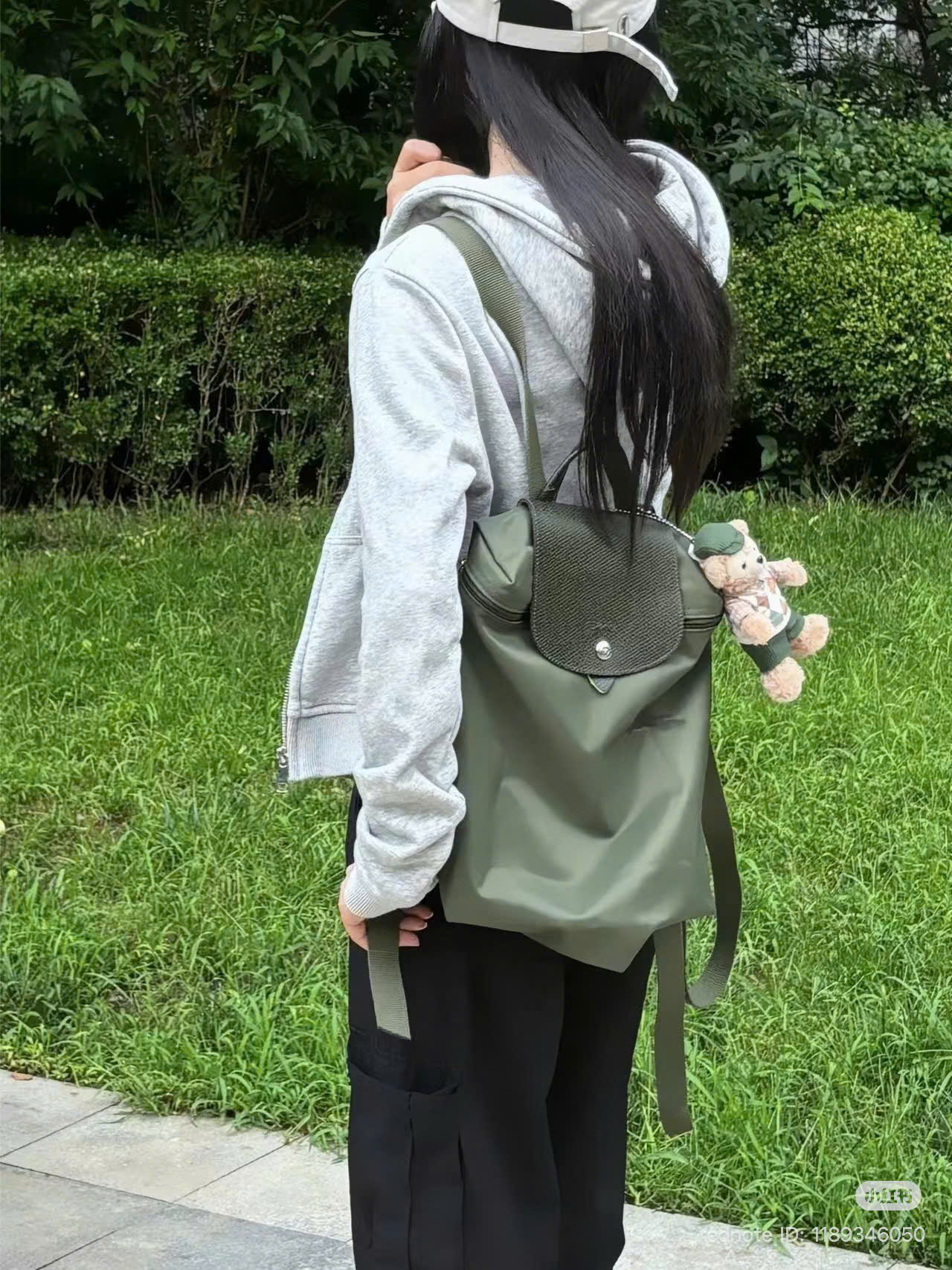 Balo Longchamp Xanh Olive