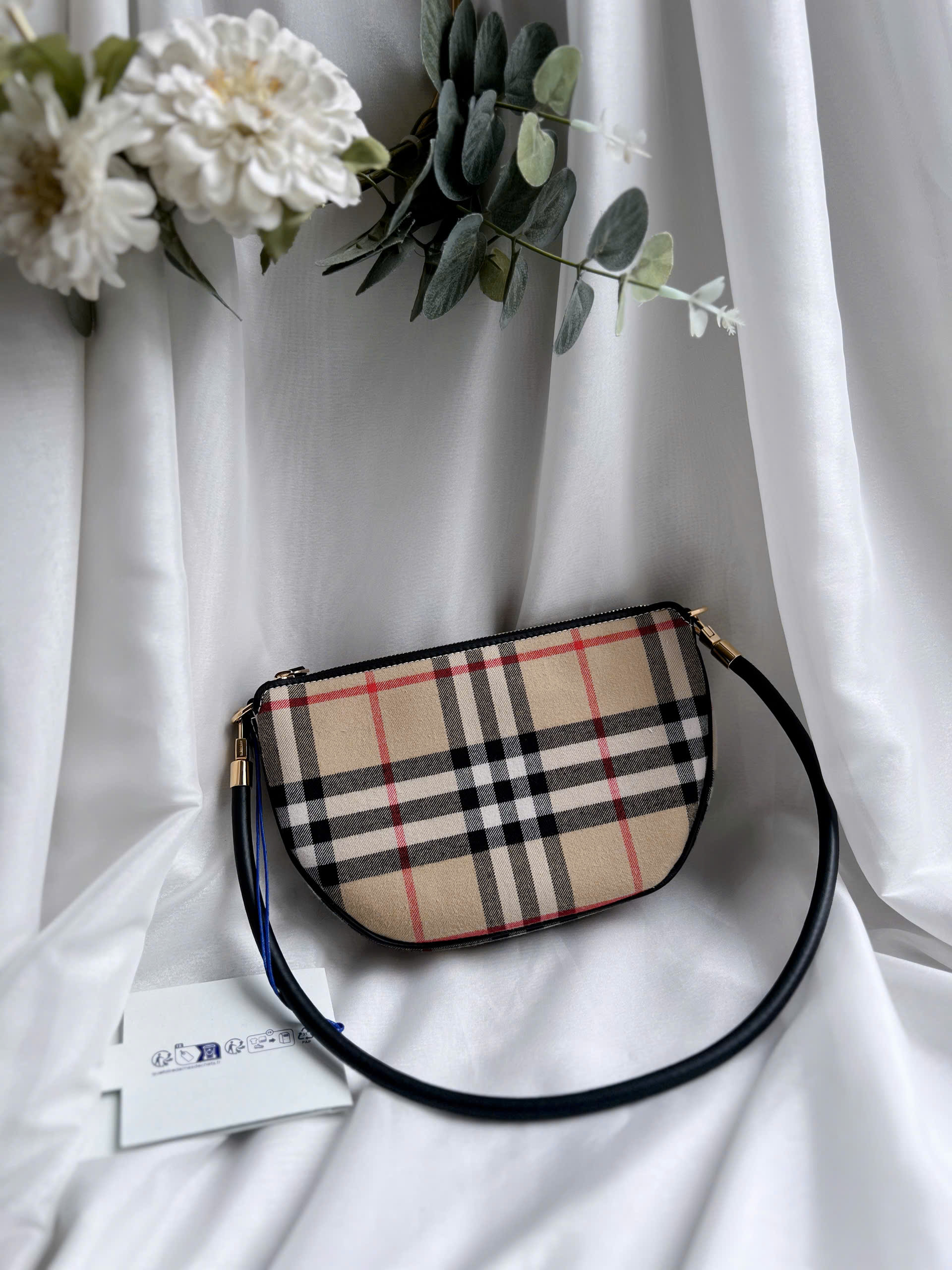 Kẹp Nách Burberry Olympia Check