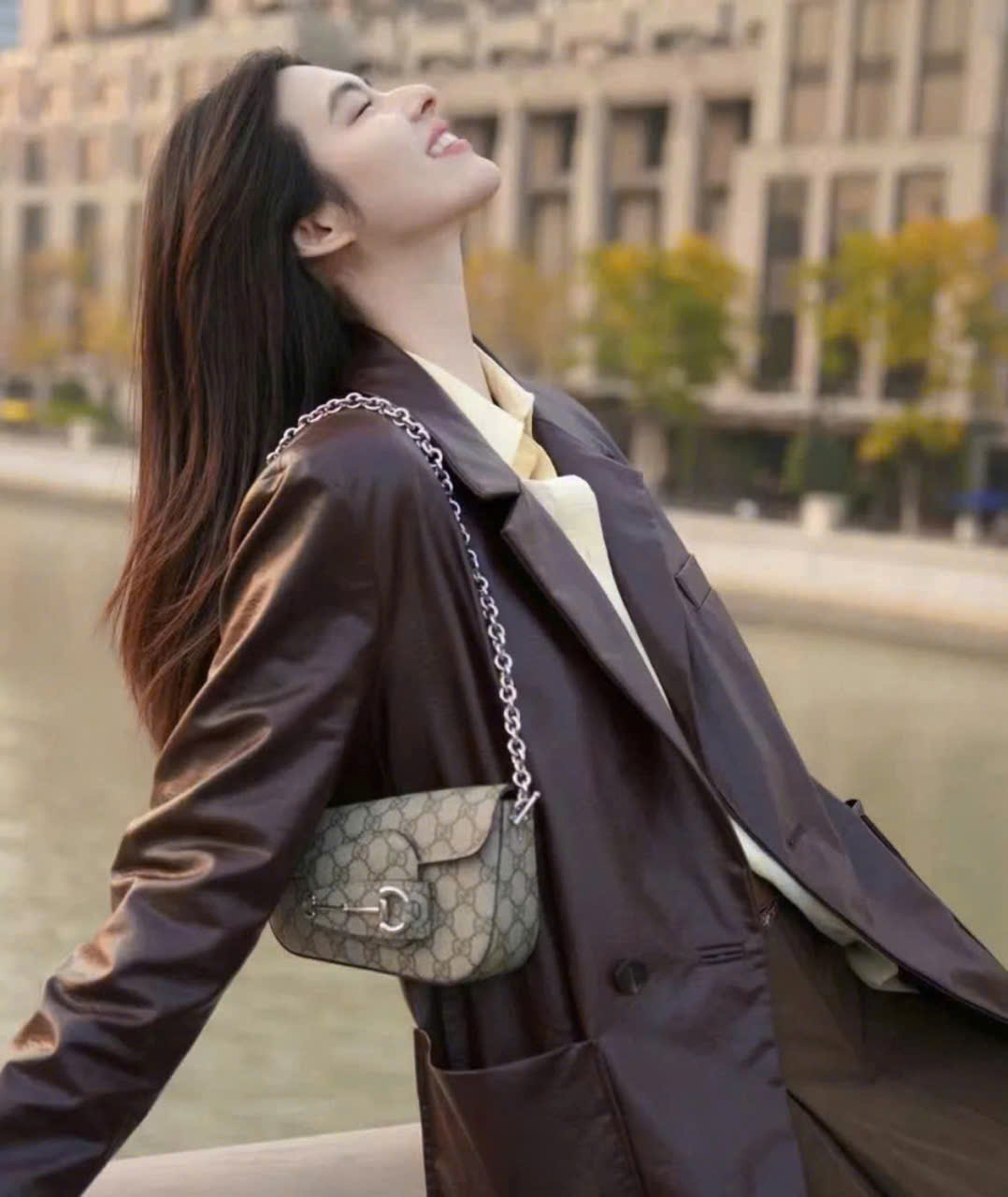 Túi Xách Gucci 1955 Mini Canvas