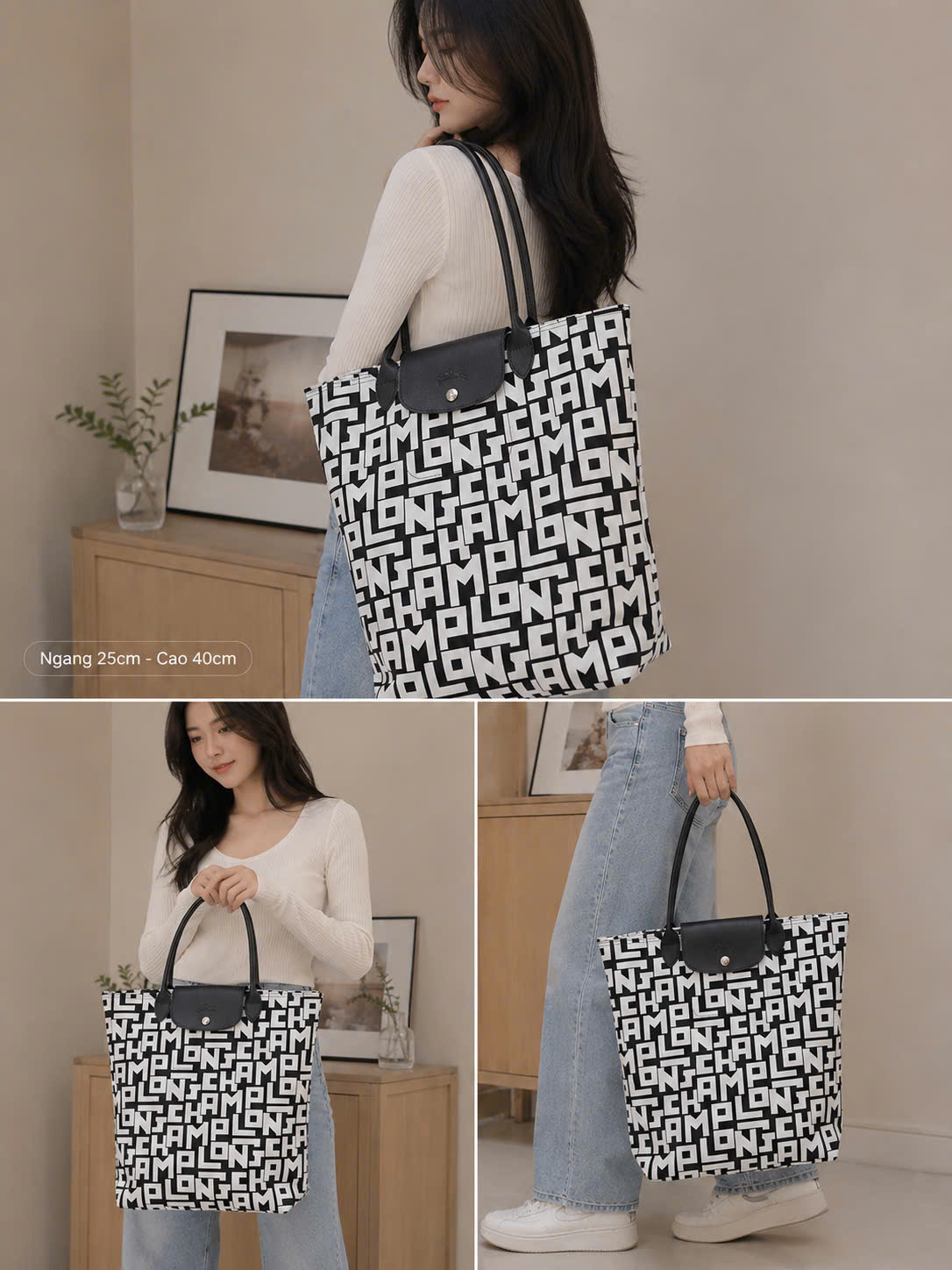 Tote Longchamp Mono
