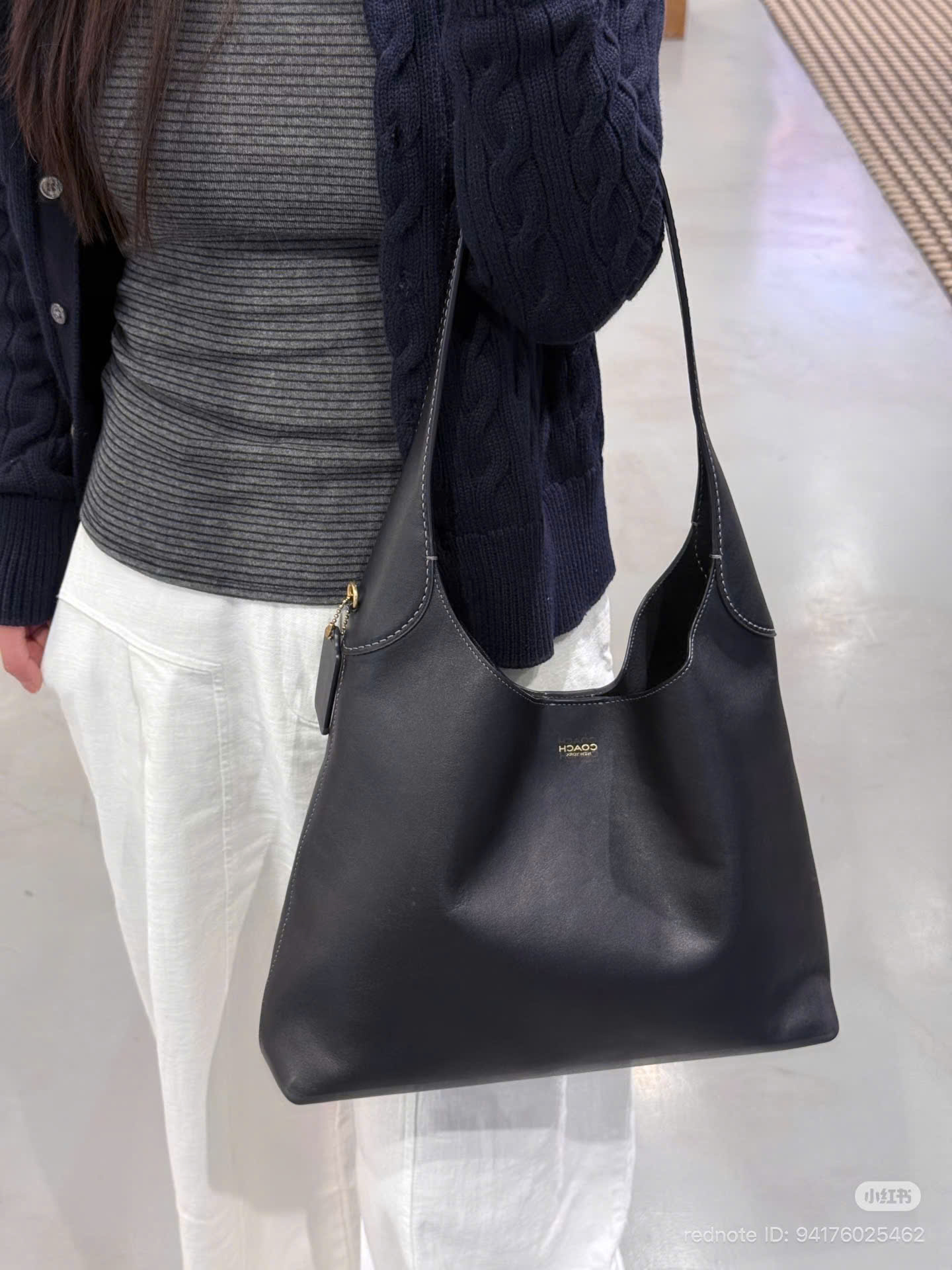 Túi Coach Brooklyn Medium Đen