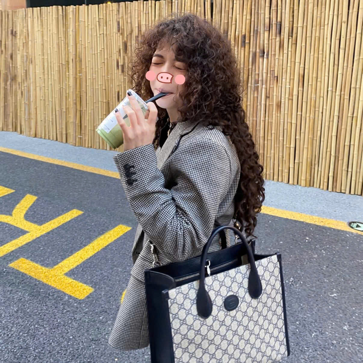 Túi Tote Gucci Interlocking G Dark Navy