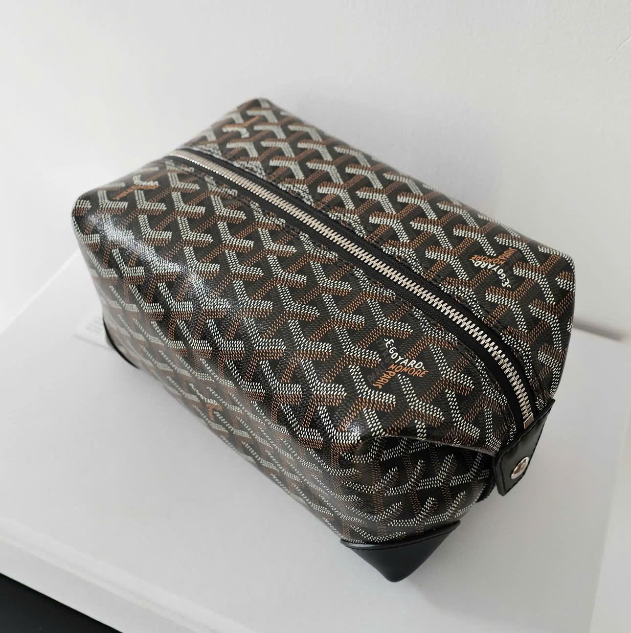 Túi Xách Pouch Goyar Đen Mix
