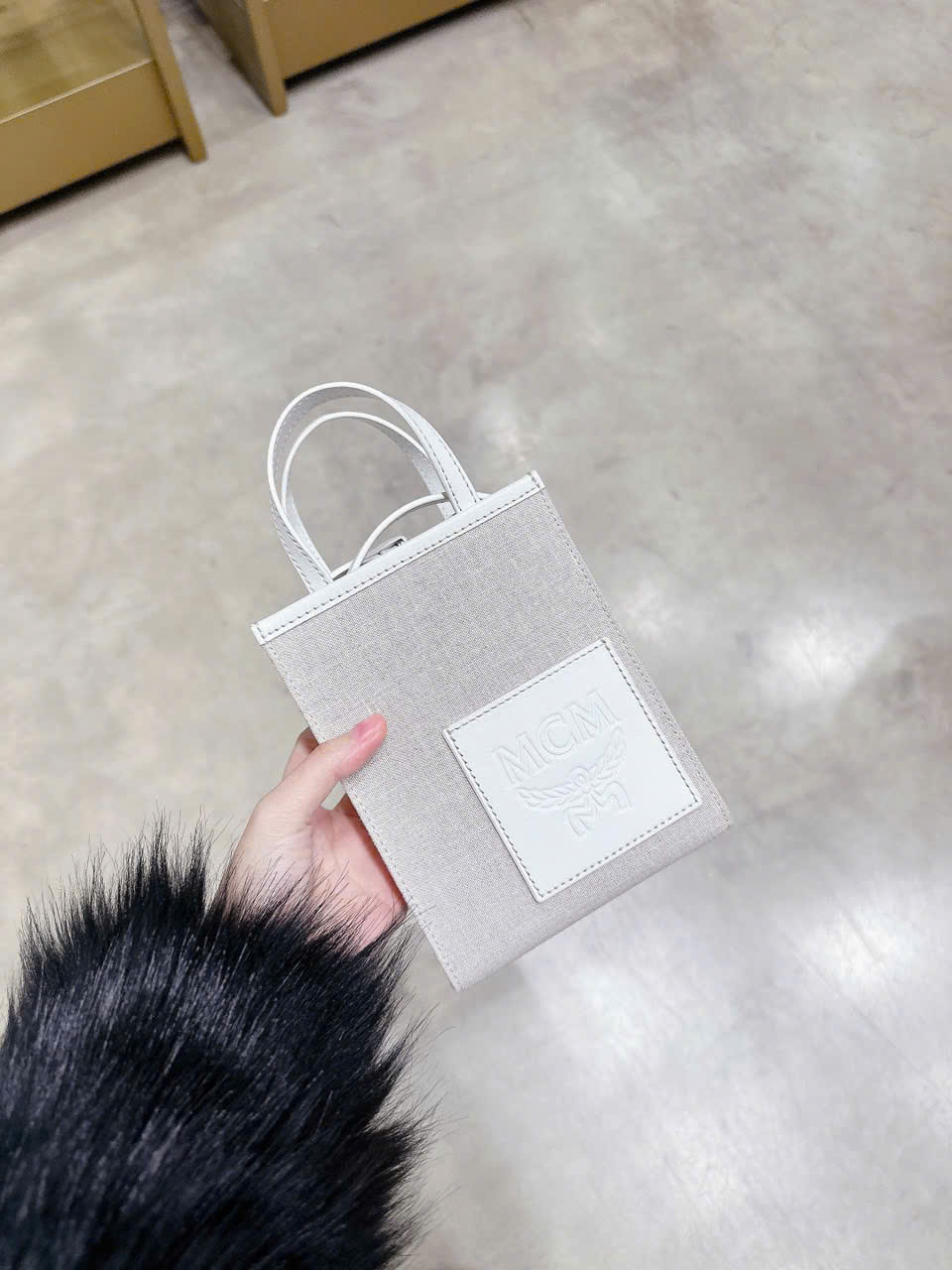 Túi Mcm Tote Mini Canvas