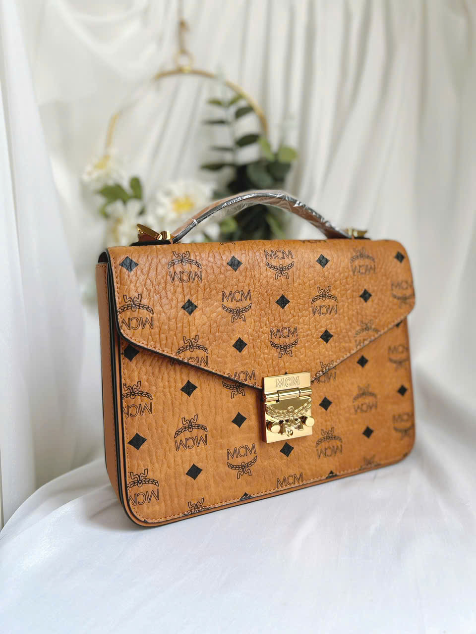 Túi Mcm Top Handle Patricia