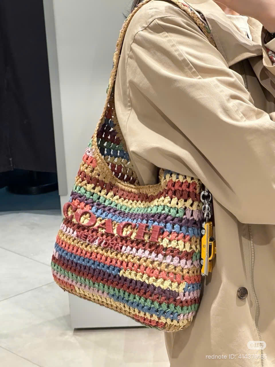 Coach Brooklyn Cói Phối Màu