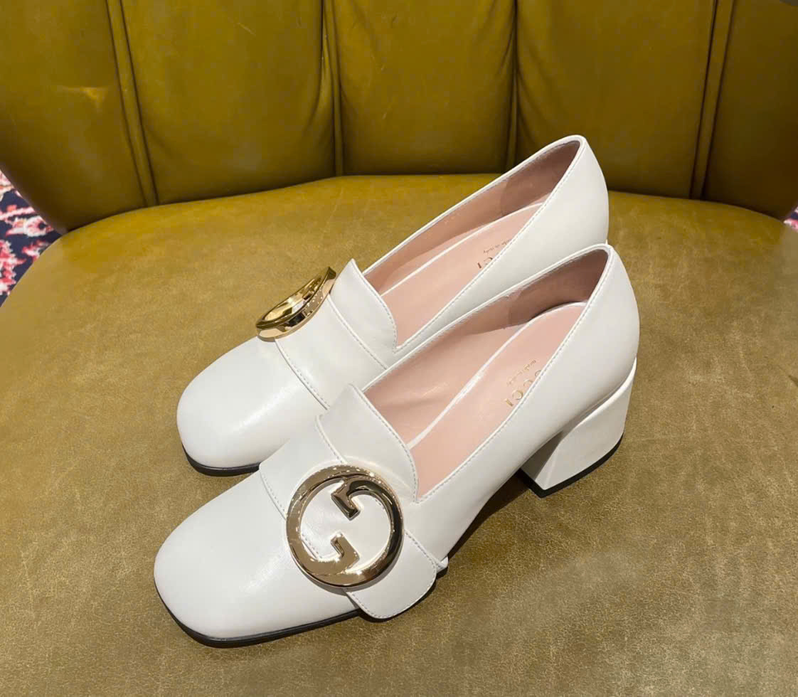 Guốc Gucci Blondie Trắng