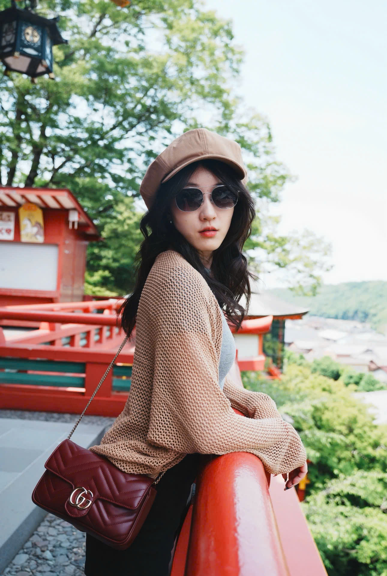 Túi Xách Gucci Marmont Shoulder đỏ