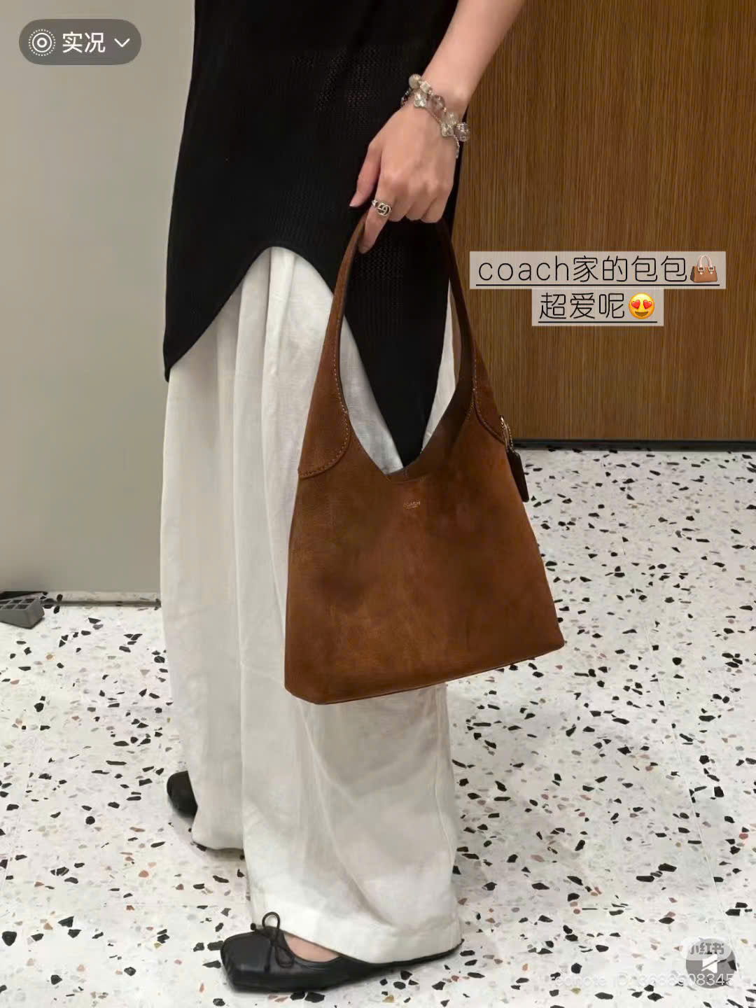 Túi Coach Brooklyn Da Lộn