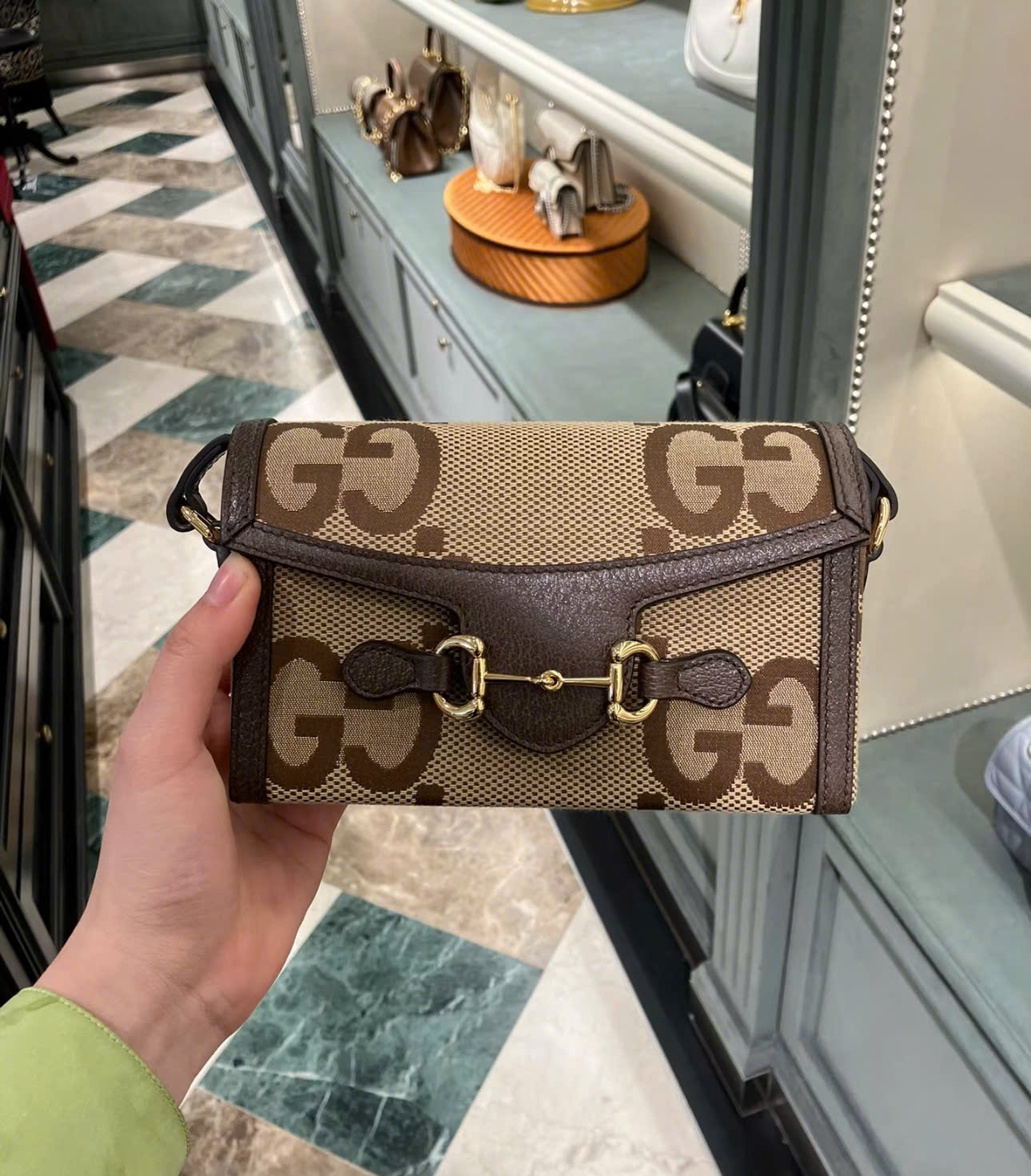 Túi xách Gucci 1955 flapbag Jumbo