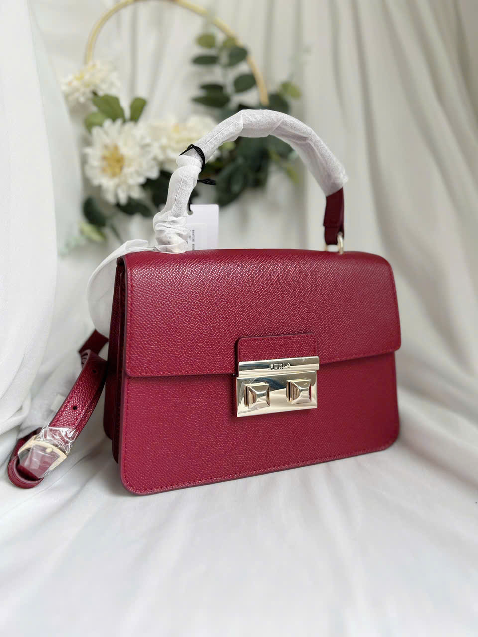 Túi Xách Furla Top Bella Đỏ Chili