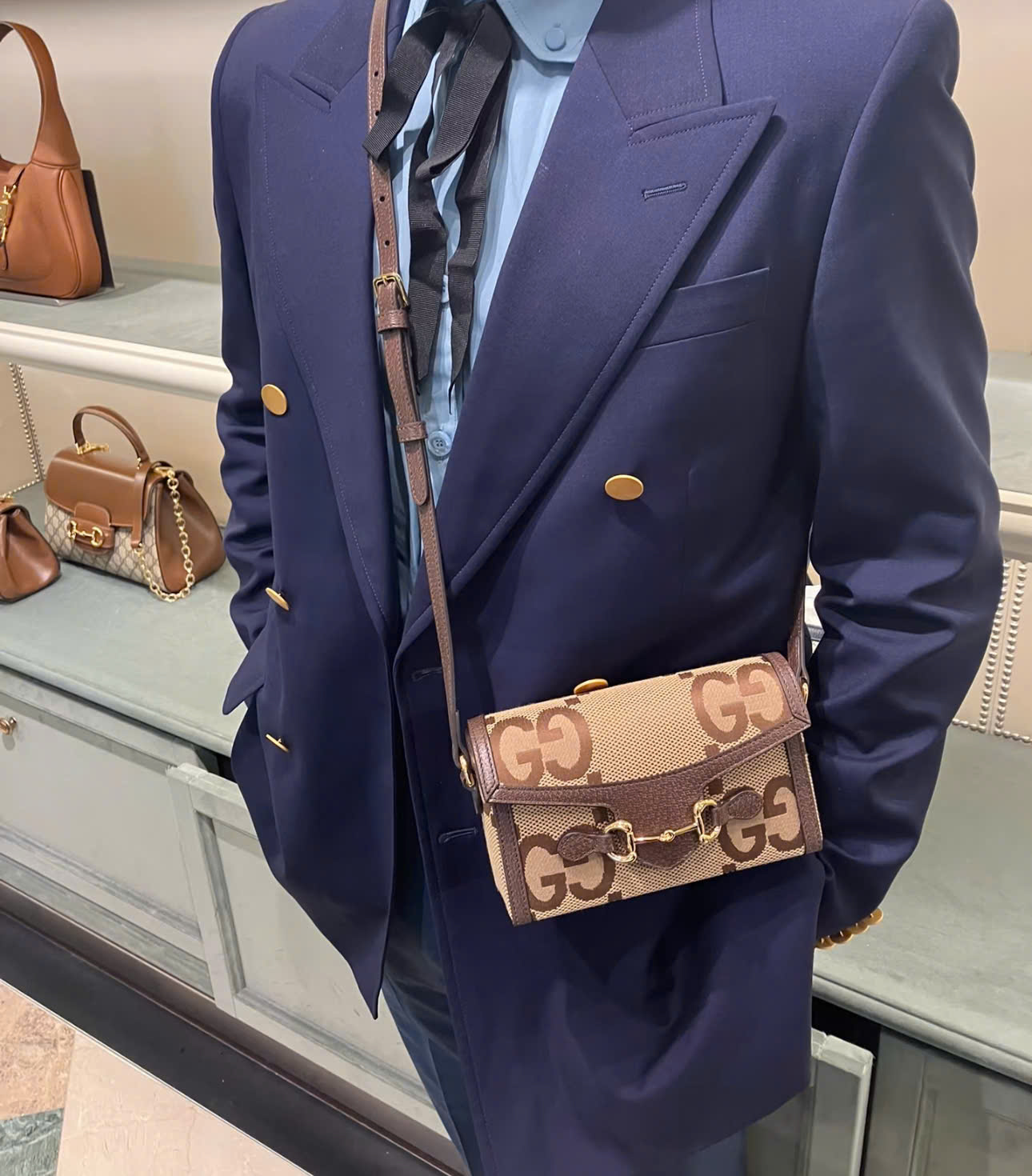 Túi xách Gucci 1955 flapbag Jumbo