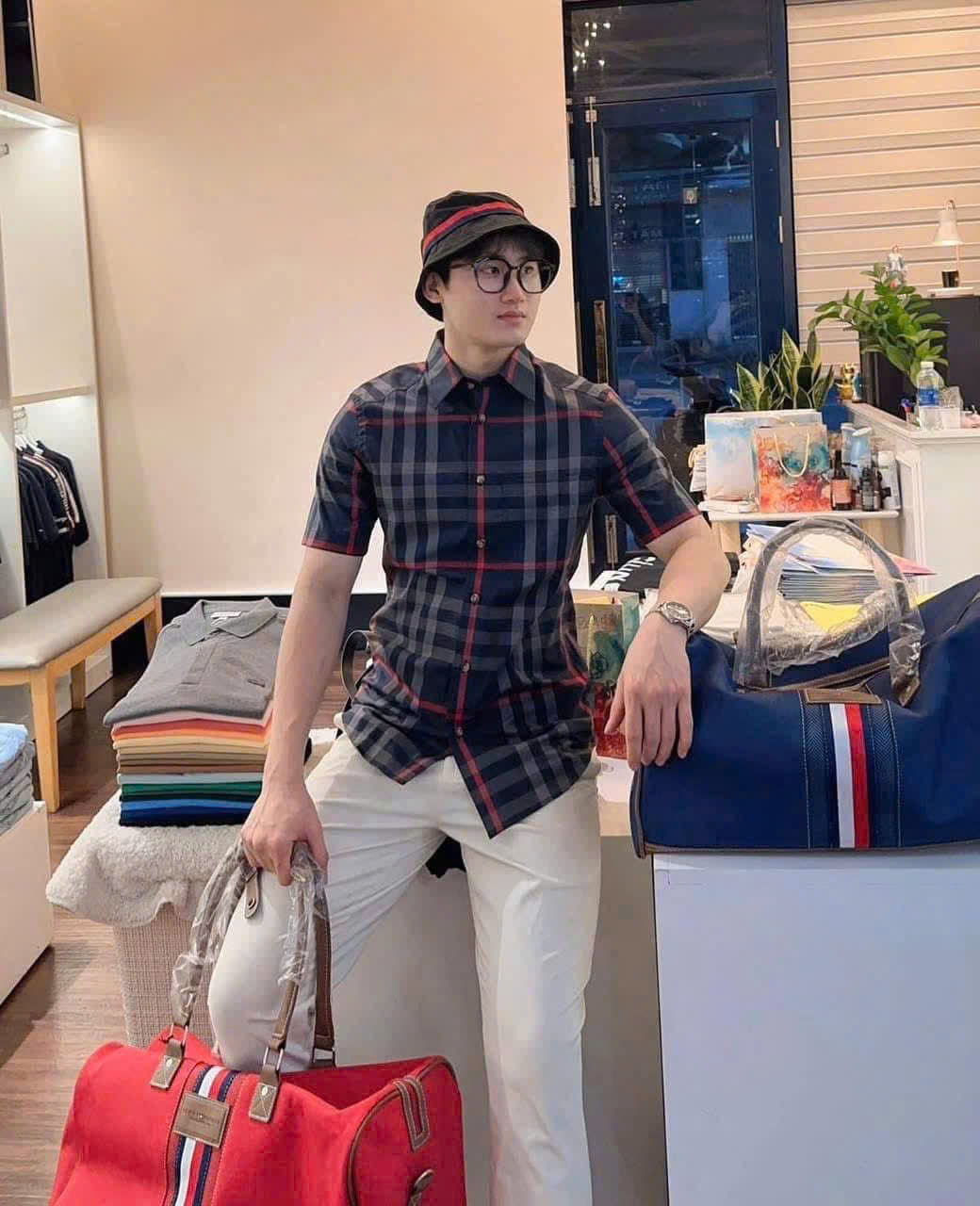 Sơ Mi Burberry Navy