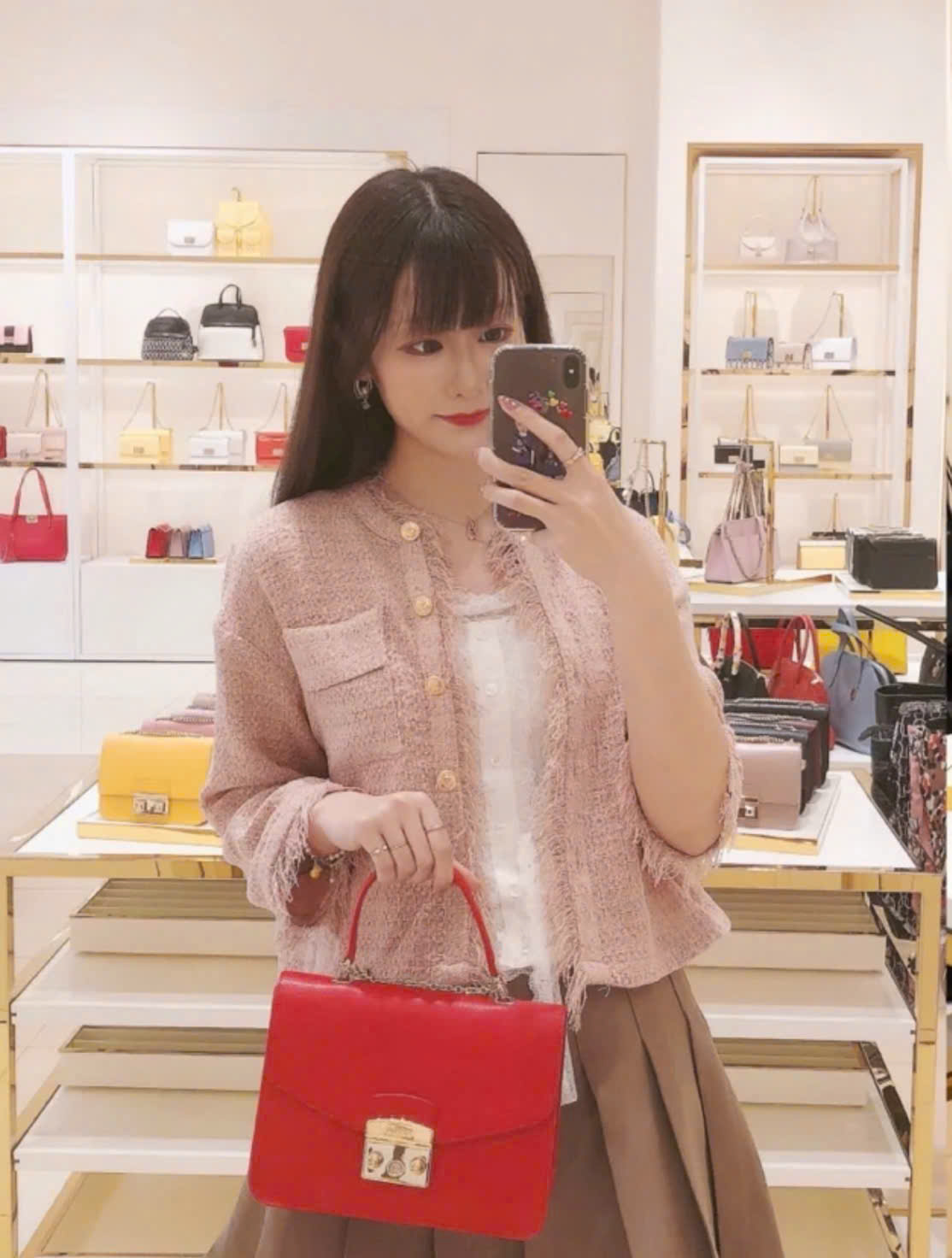 Túi Xách Furla Metro Top S Ruby
