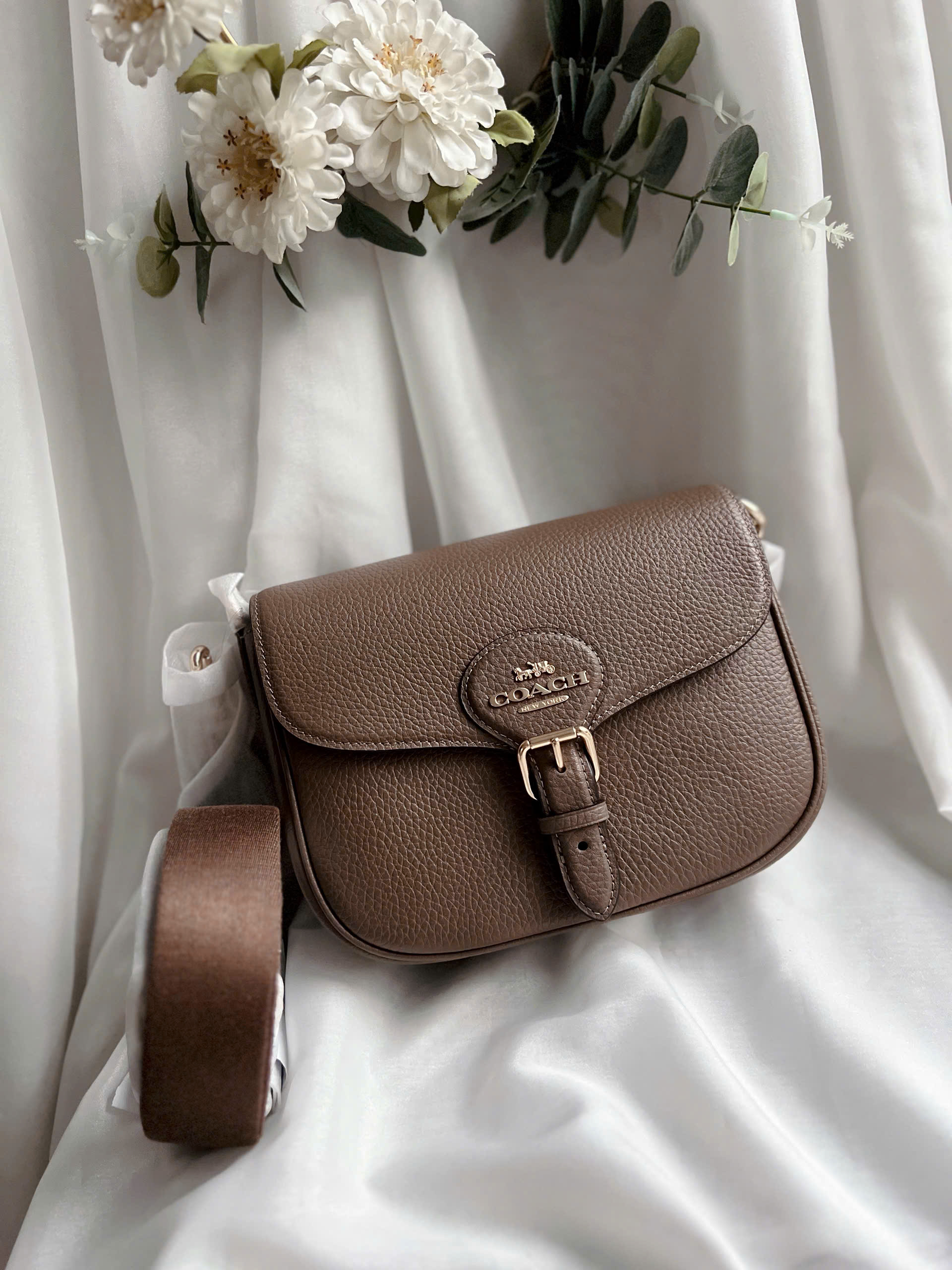 Túi Xách Coach Amelia Saddle Bag