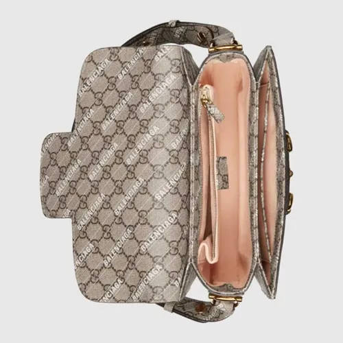Túi Đeo Chéo Gucci The Hacker Project Small Horsebit 1955 Beige