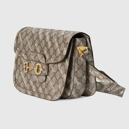 Túi Đeo Chéo Gucci The Hacker Project Small Horsebit 1955 Beige