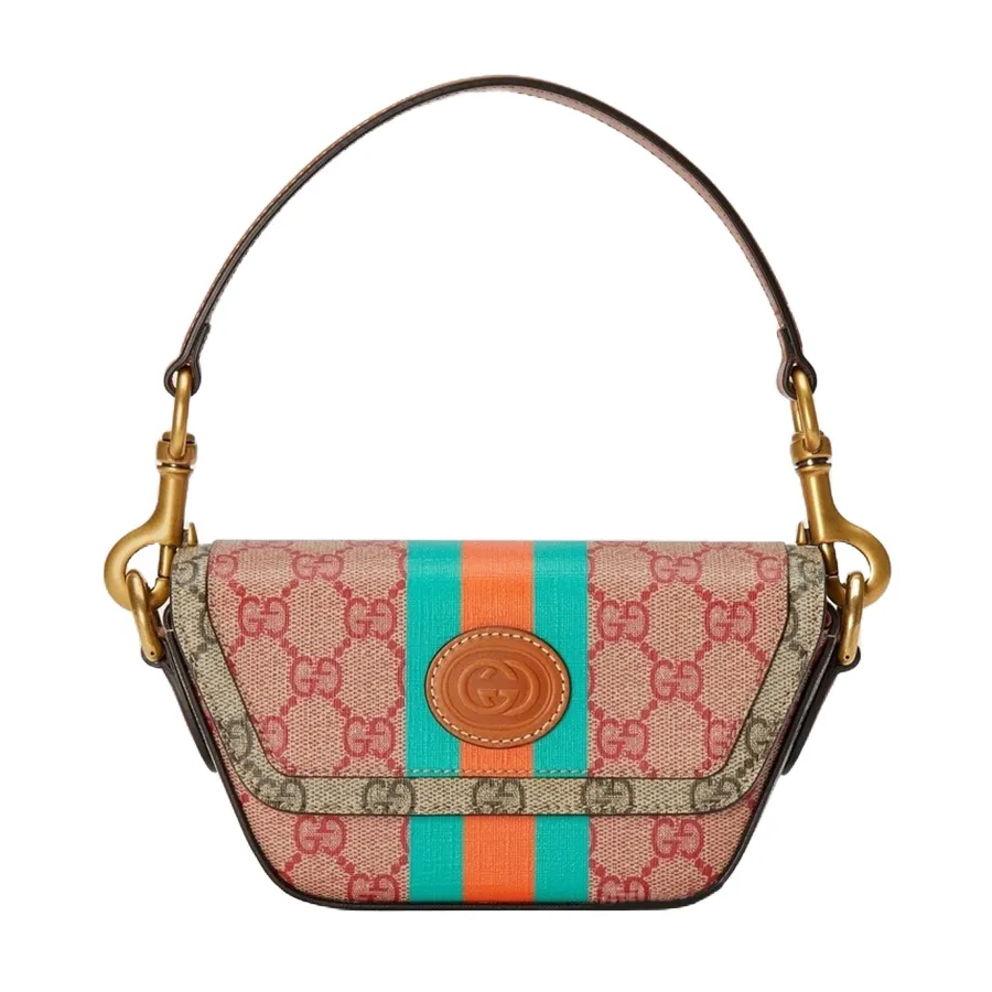 Túi Xách Nữ Gucci GG Mini Monogrammed Coated-canvas Messenger Bag