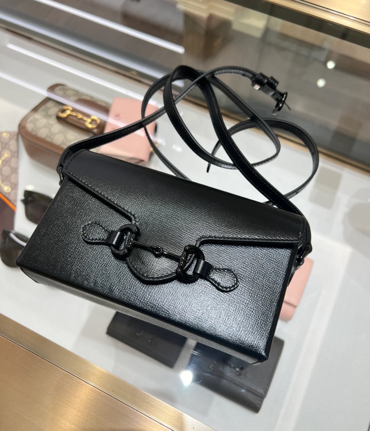 Gucci 1955 Flapbag So Black