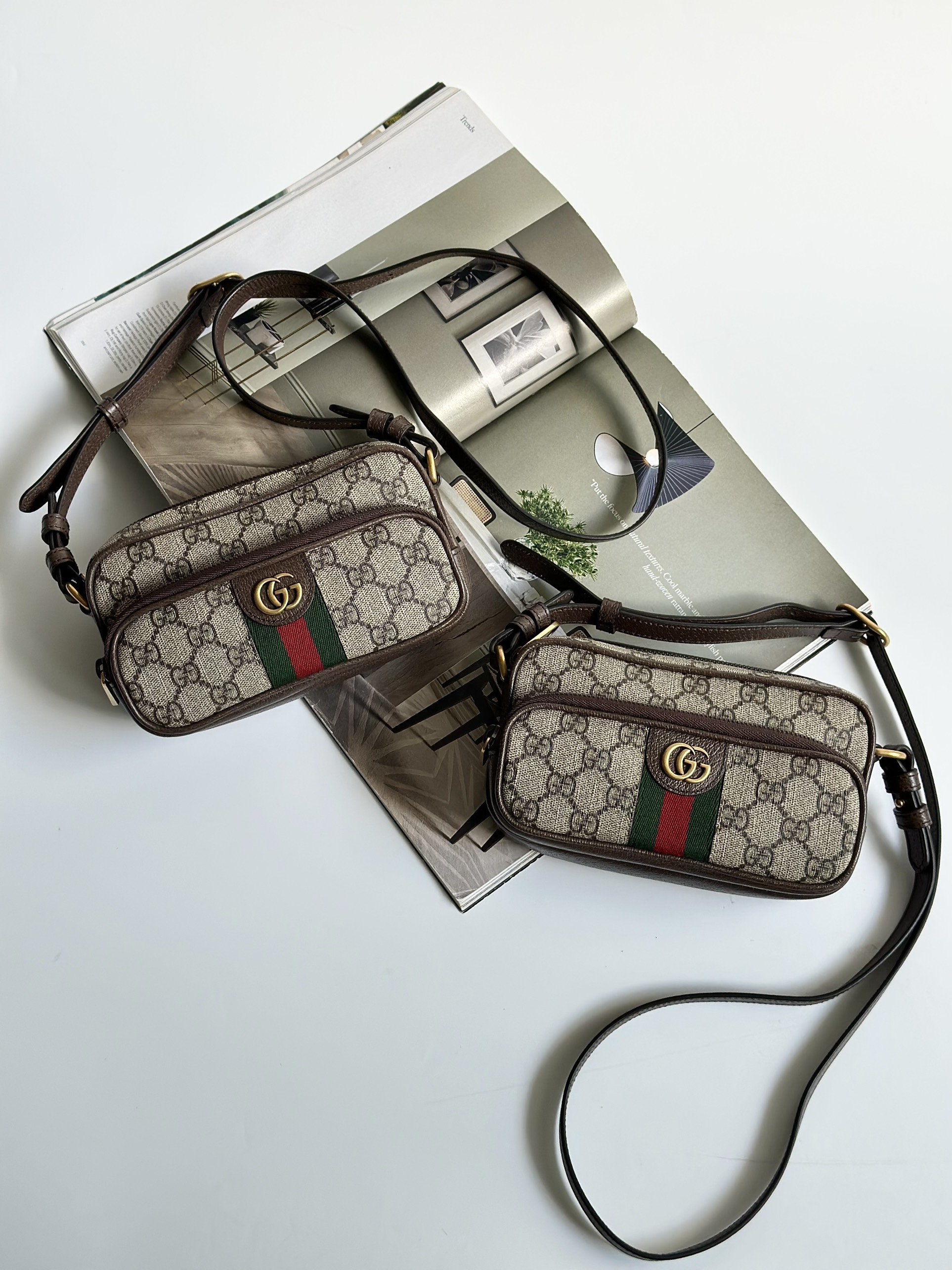 Túi Gucci Ophidia Double Zip Bag