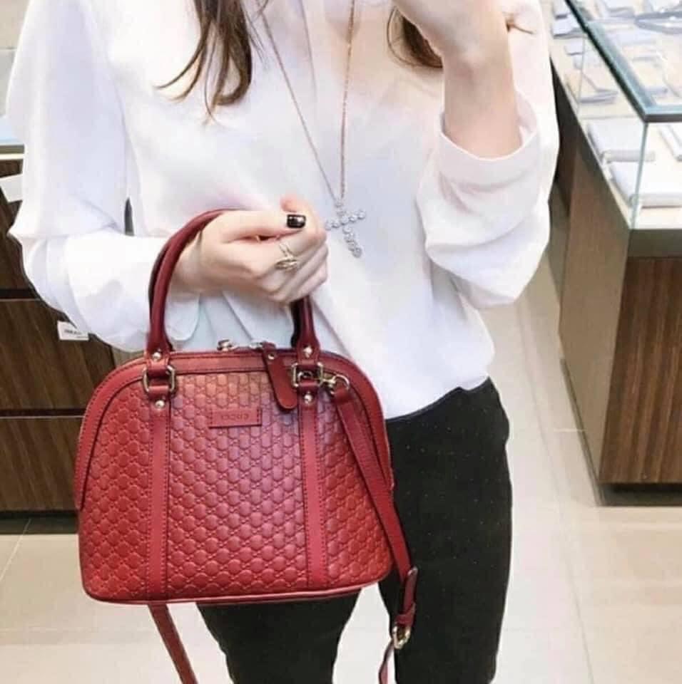 Túi Gucci Micro Guccissima Small Dome Satchel Beige