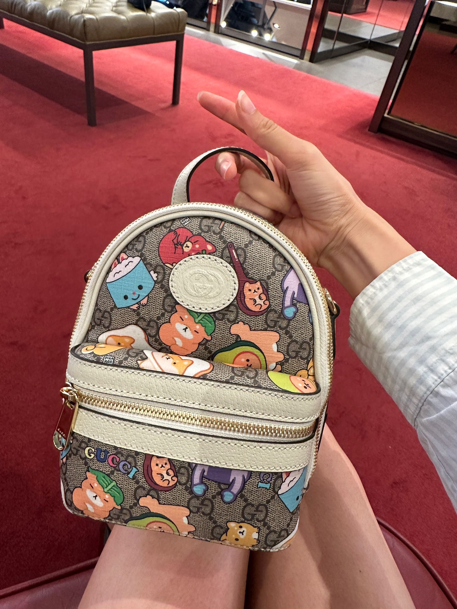 Balo Gucci interlocking mini
