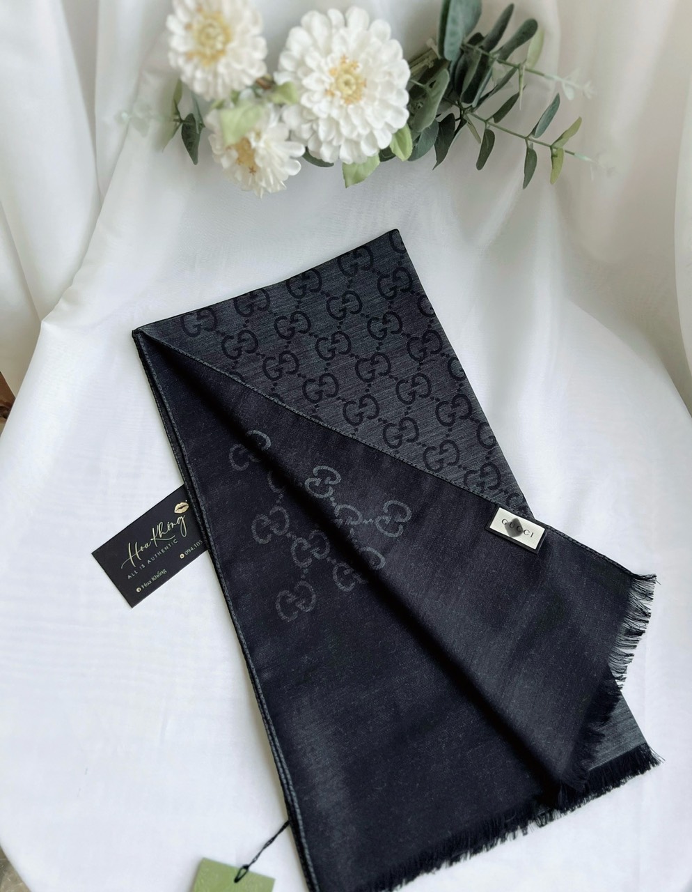 Khăn dài Gucci Muffler Stole