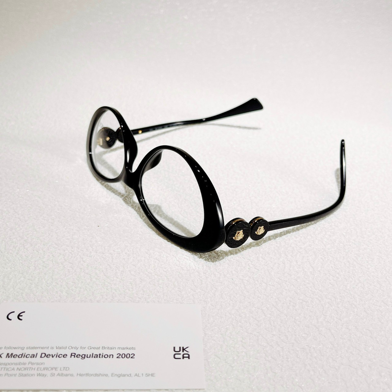 Kính VERSACE Gọng oval mèo đen