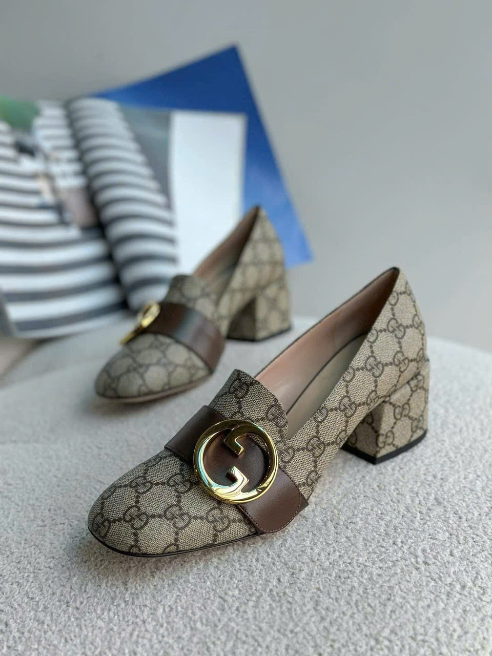 Guốc Gucci Blonde pump