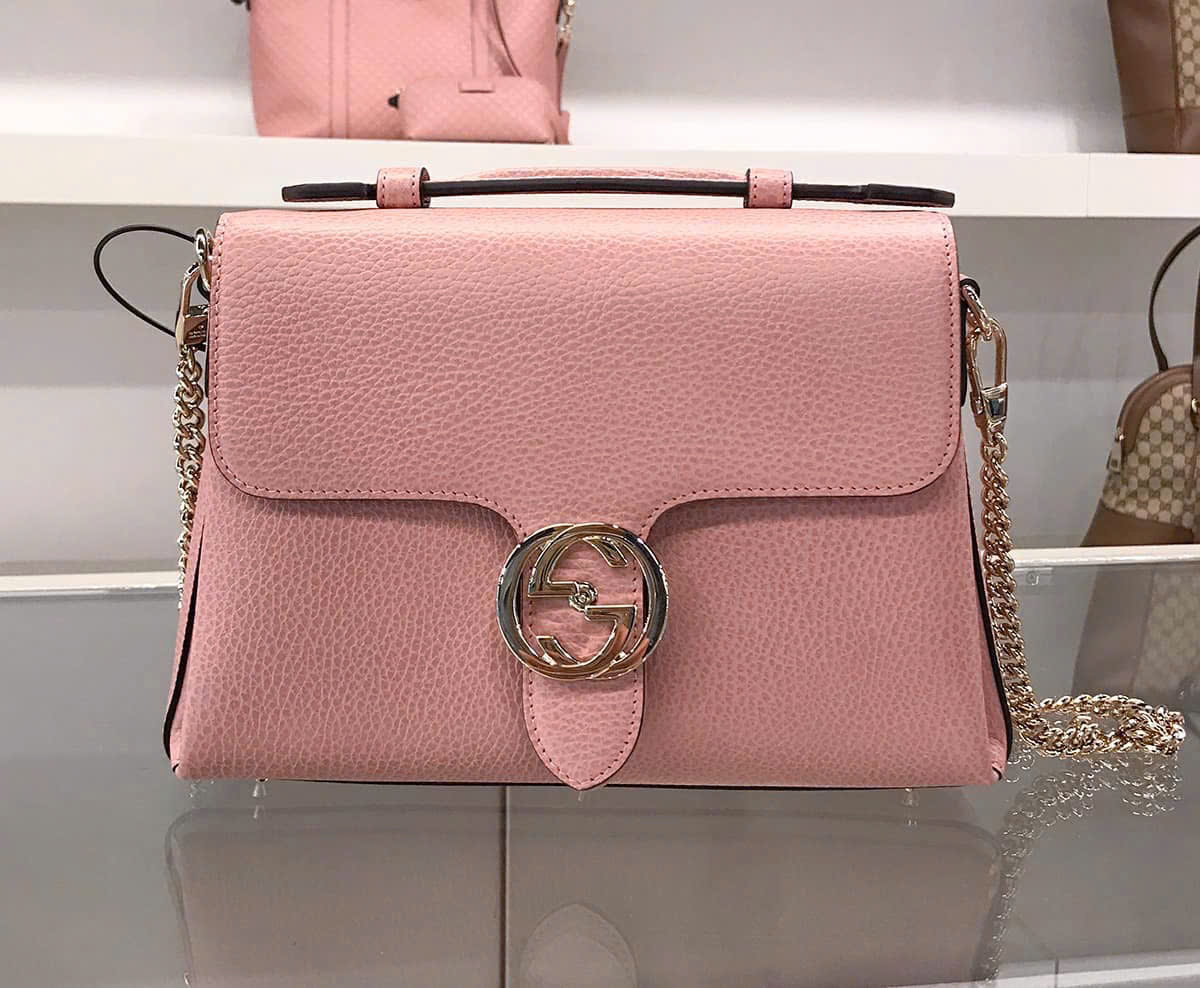 Túi Xách Gucci interlocking top handle