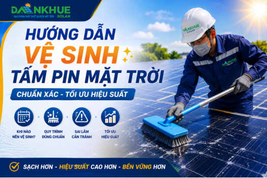 Hướng Dẫn Cách Vệ Sinh Tấm Pin Năng Lượng Mặt Trời Chuẩn Xác, Tối Ưu Hiệu Suất