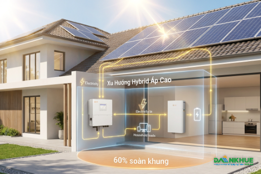 Biến tần Hybrid áp cao là gì? Xu hướng mới của điện mặt trời lưu trữ