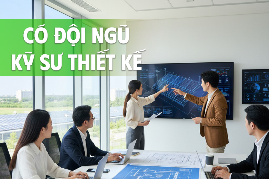 Dấu hiệu 2: có đội ngũ kỹ sư thiết kế hệ thống