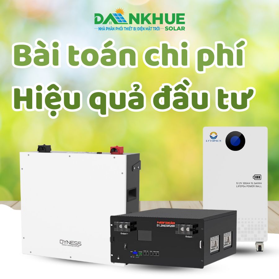 Bài toàn chi phí và hiệu quả đầu tư lưu trữ điện