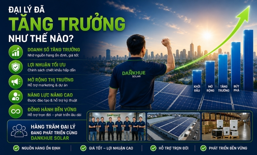 Danh mục Inverter Solis Luxpower và pin lưu trữ Dyness chính hãng