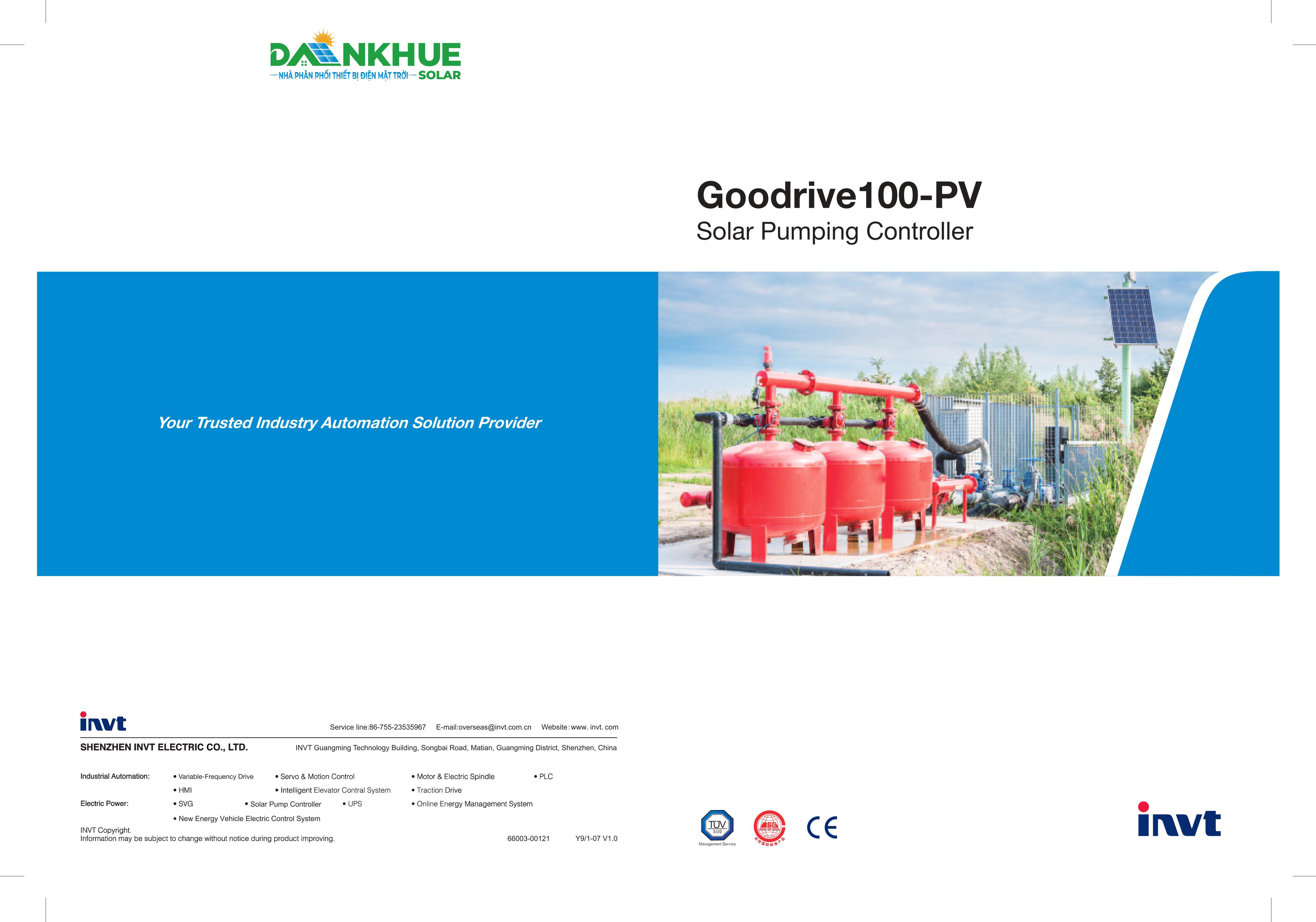 Datasheet biến tần bơm nước INVT GD100-2R2G-4-PV