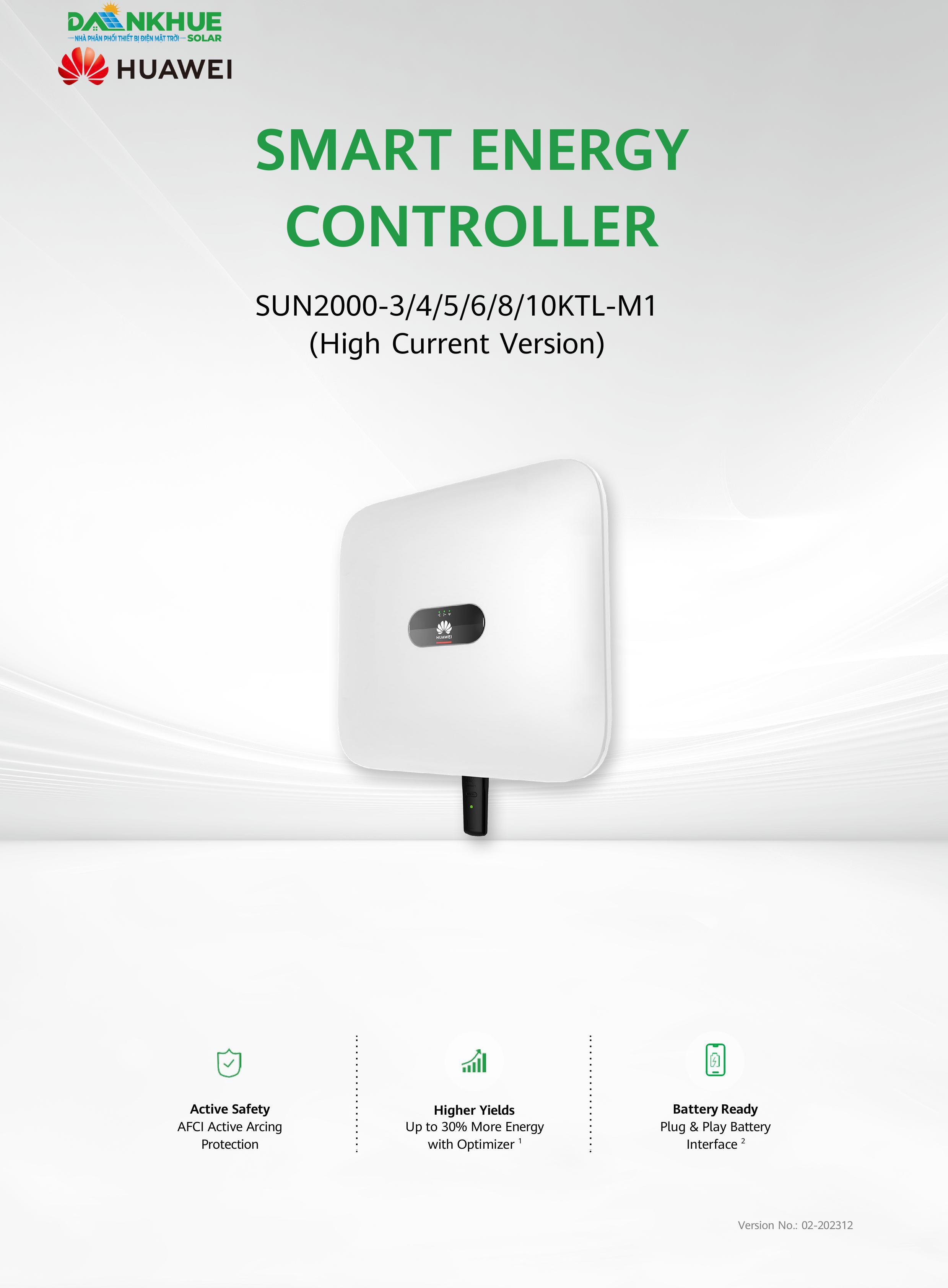 Datasheet Inverter Hyrid Huawei SUN2000-(3-10)KTL-M1