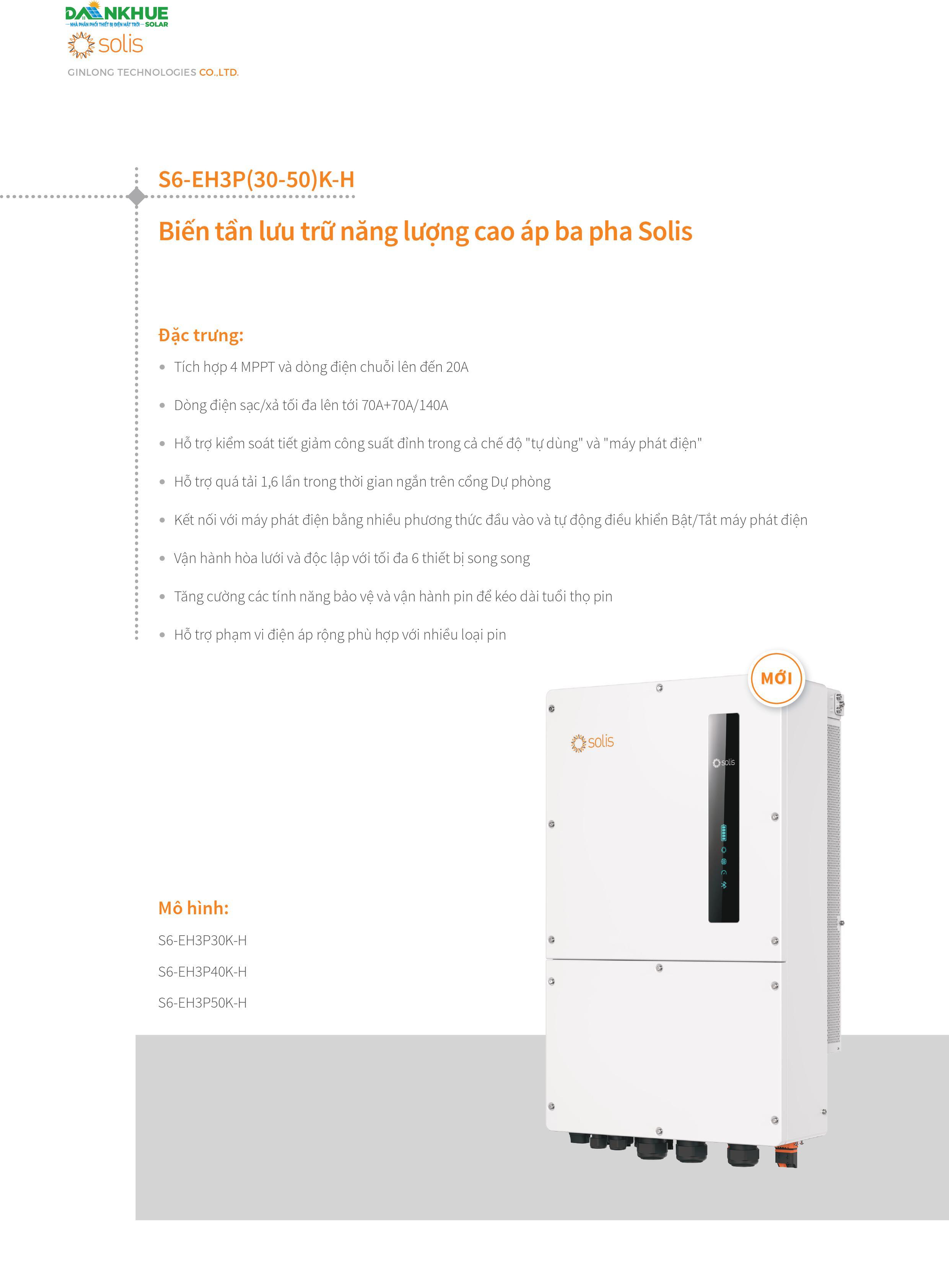 Datasheet inverter Hybrid Solis S6-EH3P(30-50)K-H