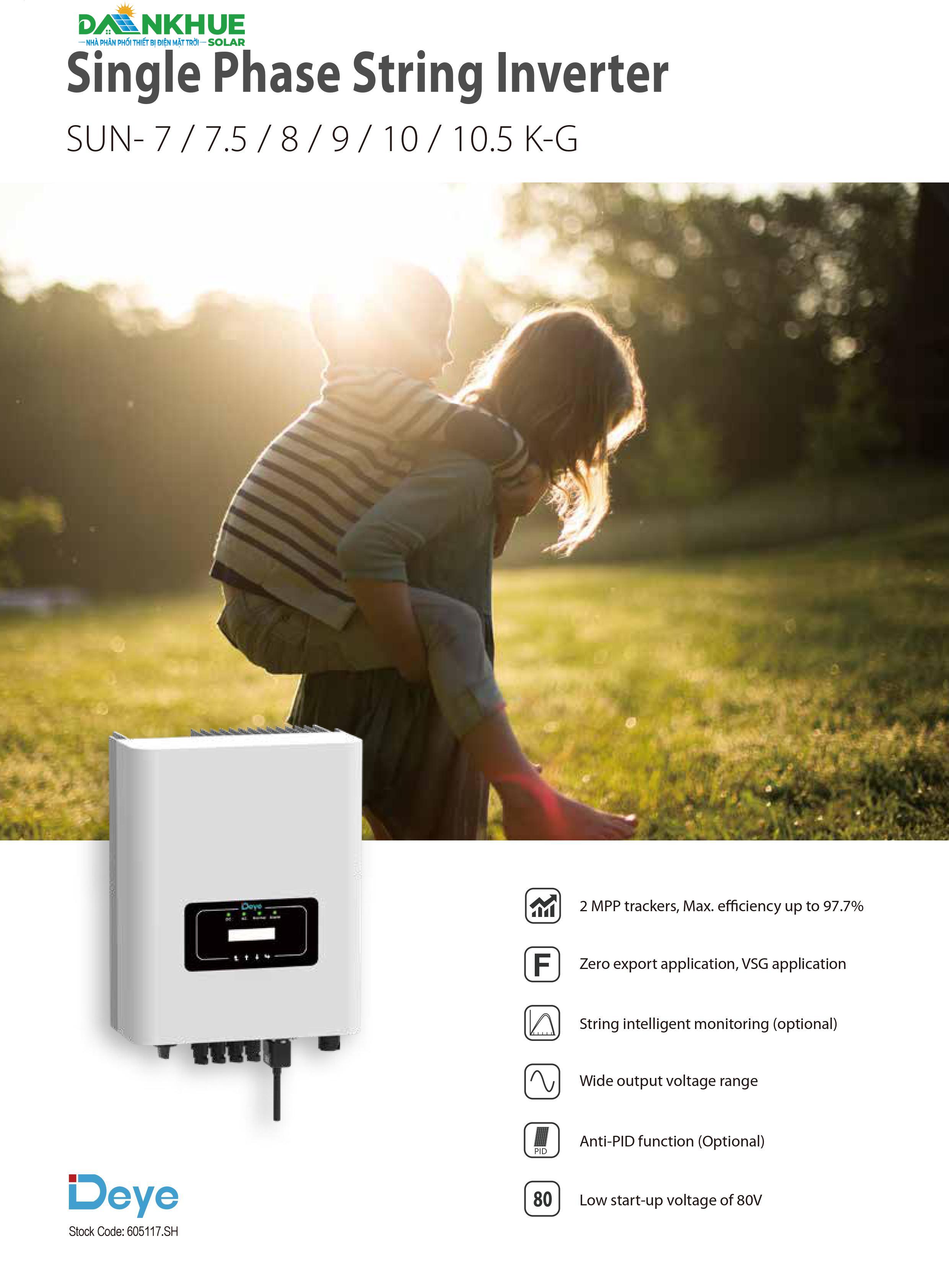 Datasheet inverter hòa lưới Deye SUN-7-10.5K-G