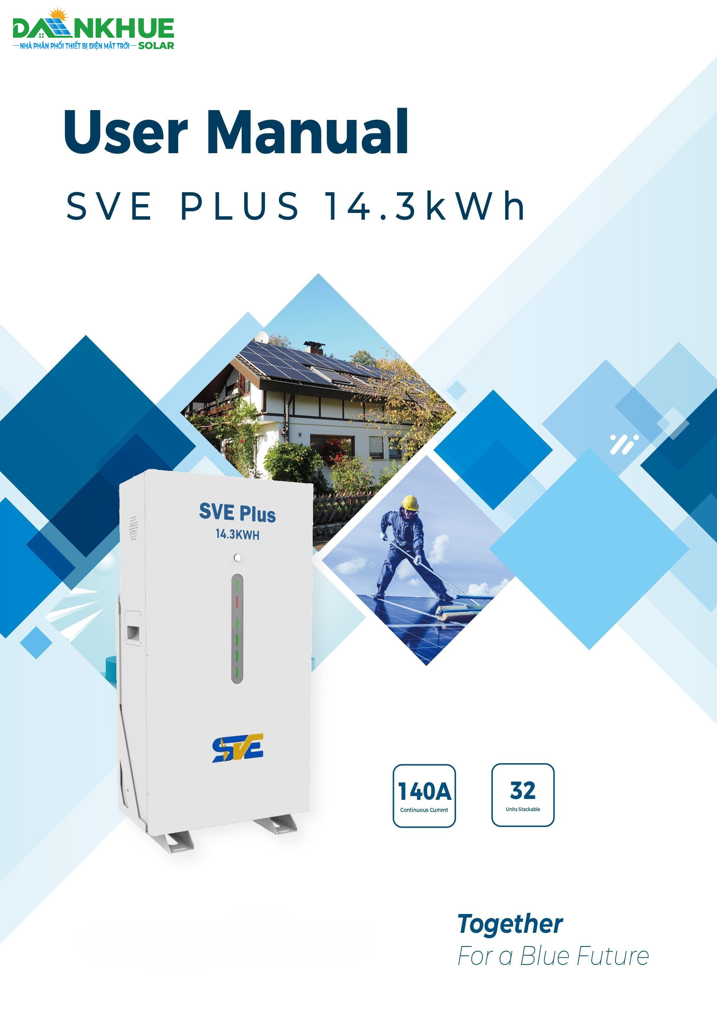 Datasheet pin lưu trữ Lithium SVE Plus 14.3kW