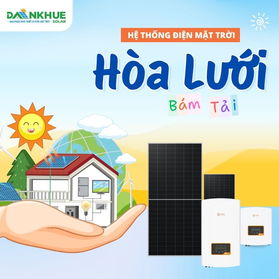 giải pháp với biến tần điện mặt trời hòa lưới