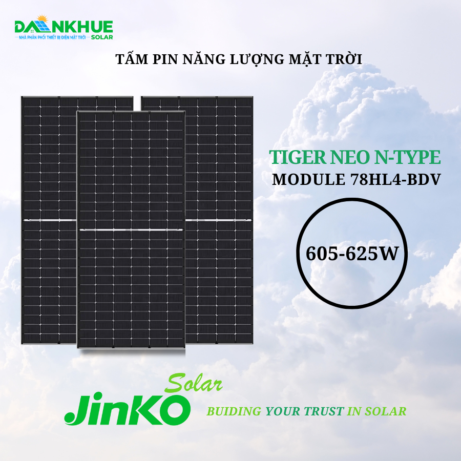 giới thiệu tấm pin năng lượng mặt trời Jinko Tiger Neo N-Type 78HL4-BDV 605-625W