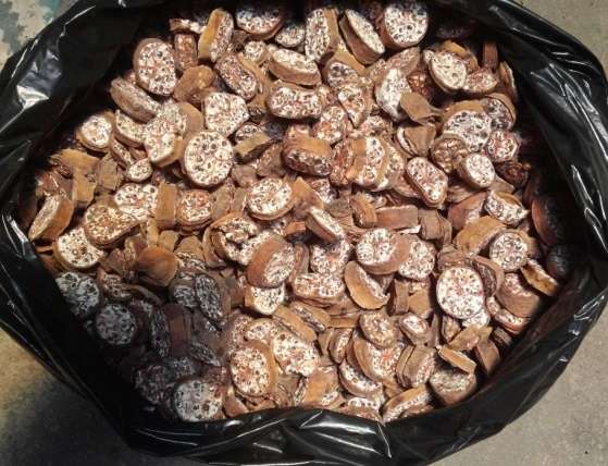 Chuối Hột Rừng thái lát khô