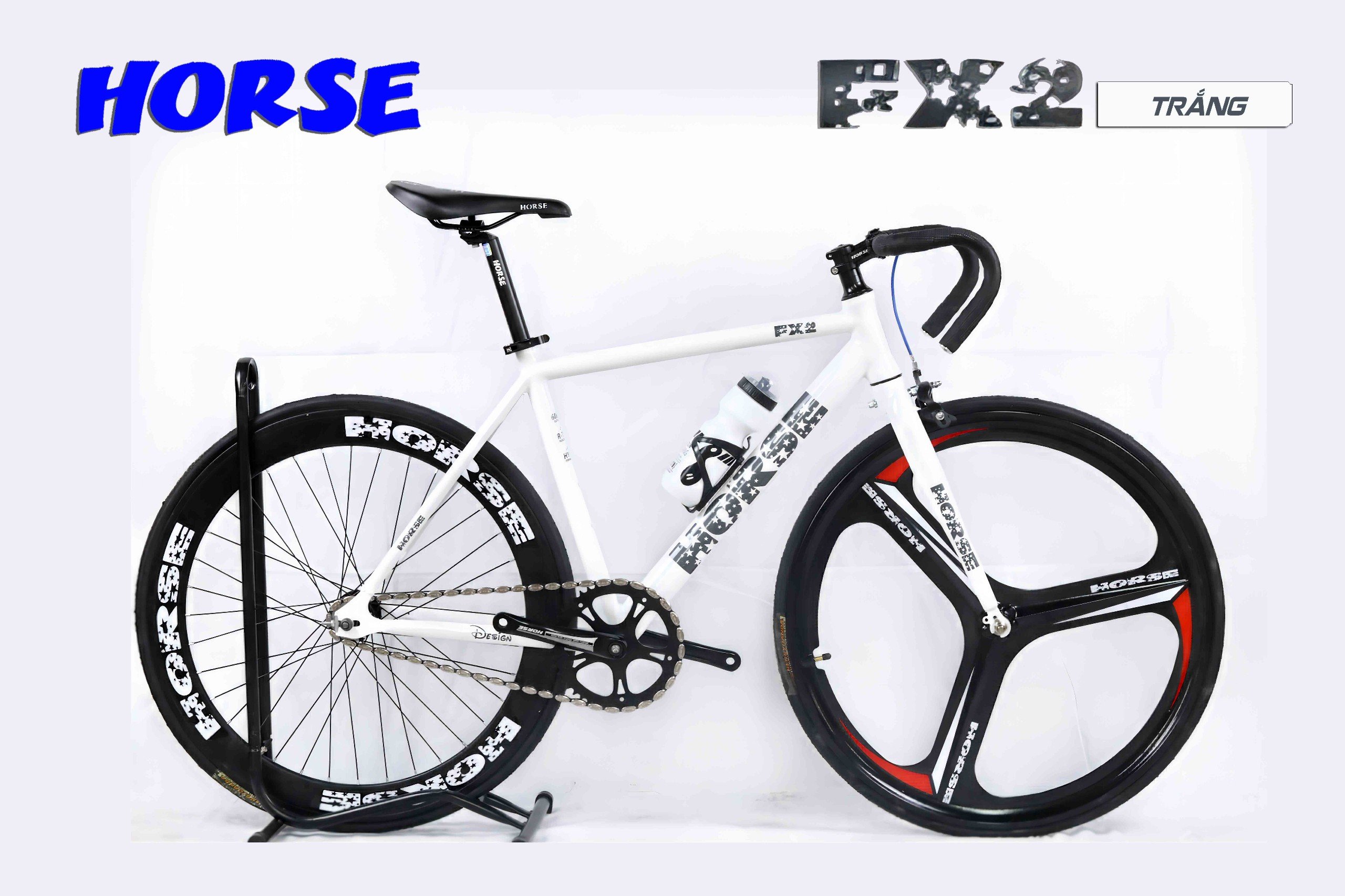 Xe đạp Fixed Gear Life Horse FX 2 vành 3 đao