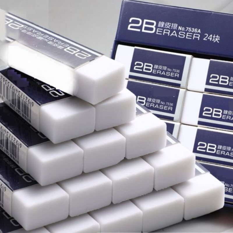 Tẩy bút chì đặc biệt 2b - Giống như da sạch không độc hại cho trẻ em học tập - văn phòng phẩm nghệ thuật học sinh