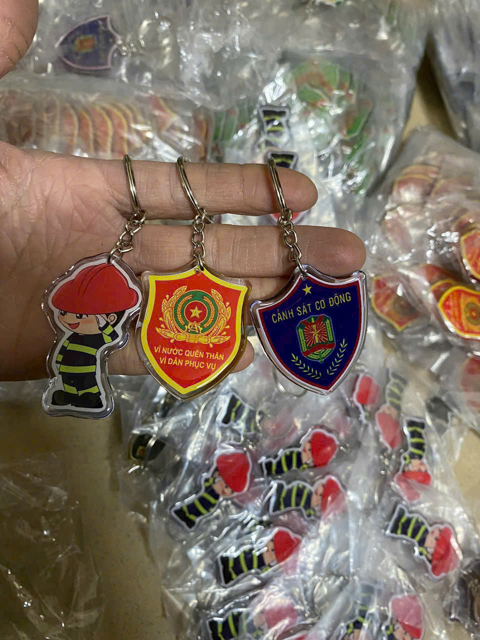 Móc Khóa Chibi Ngành Công An Bộ Đội