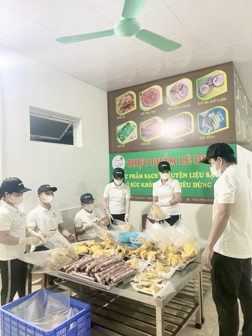 Quy trình sản xuất giò bê Lê Duẩn